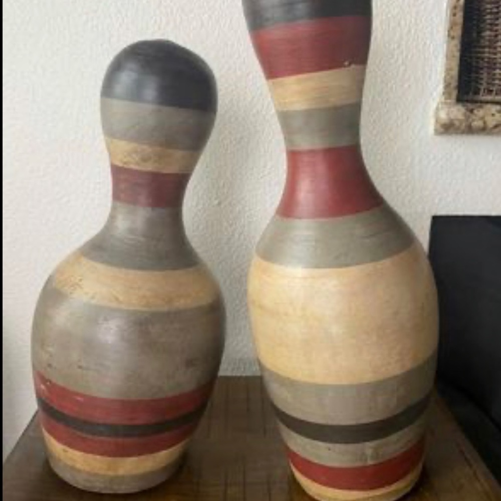 Bowling pin decor